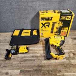 HOUSTON LOCATION - AS-IS (APPEARS LIKE NEW) DEWALT 20V MAX XR 18 Gauge Brad Nailer Kit
