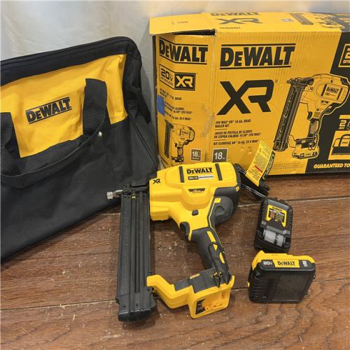 AS-IS DEWALT 20V MAX XR 18 Gauge Brad Nailer Kit