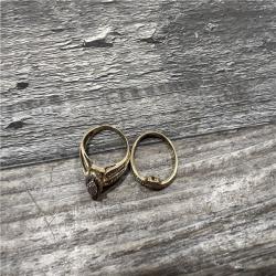 AS-IS Forever Bride Bridal Set Ring with 0.33 Carat T.W. Diamond in 10K Yellow Gold For Women