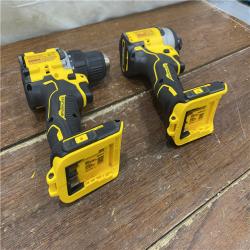 AS-IS DEWALT ATOMIC 20-Volt MAX Lithium-Ion Cordless Combo Kit (2-Tool) with (2) 2.0Ah Batteries, Charger and Bag