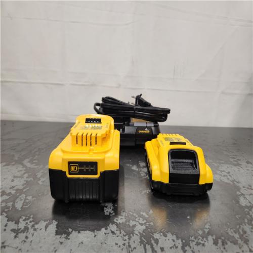AS-IS- DEWALT 20V MAX Lithium-Ion Battery Kit with 5.0Ah and 2.0Ah Battery and Charger