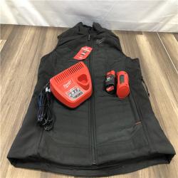 AS-I Milwaukee Women's Small 12-Volt Lithium-Ion Cordless Axis Black Heated Vest Kit