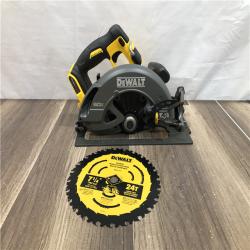 AS-IS DEWALT FLEXVOLT 60V MAX Cordless Brushless 7-1/4 in. Circular Saw with Brake (Tool Only)