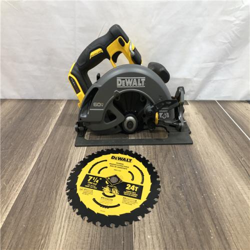 AS-IS DEWALT FLEXVOLT 60V MAX Cordless Brushless 7-1/4 in. Circular Saw with Brake (Tool Only)