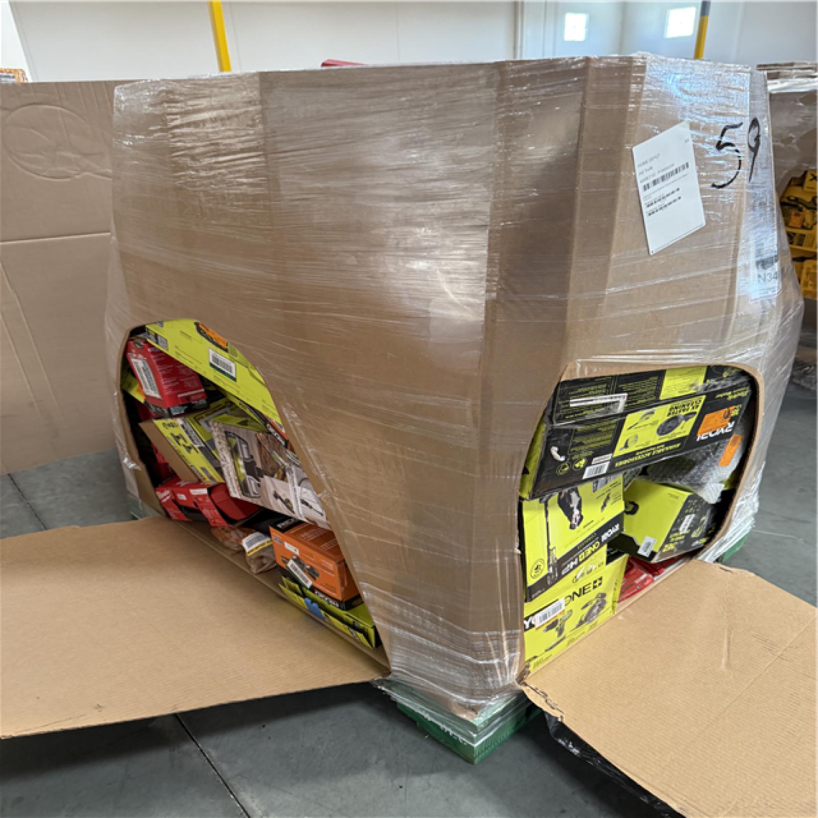 California AS-IS POWER TOOLS Partial Lot (3 Pallets) P-R059254