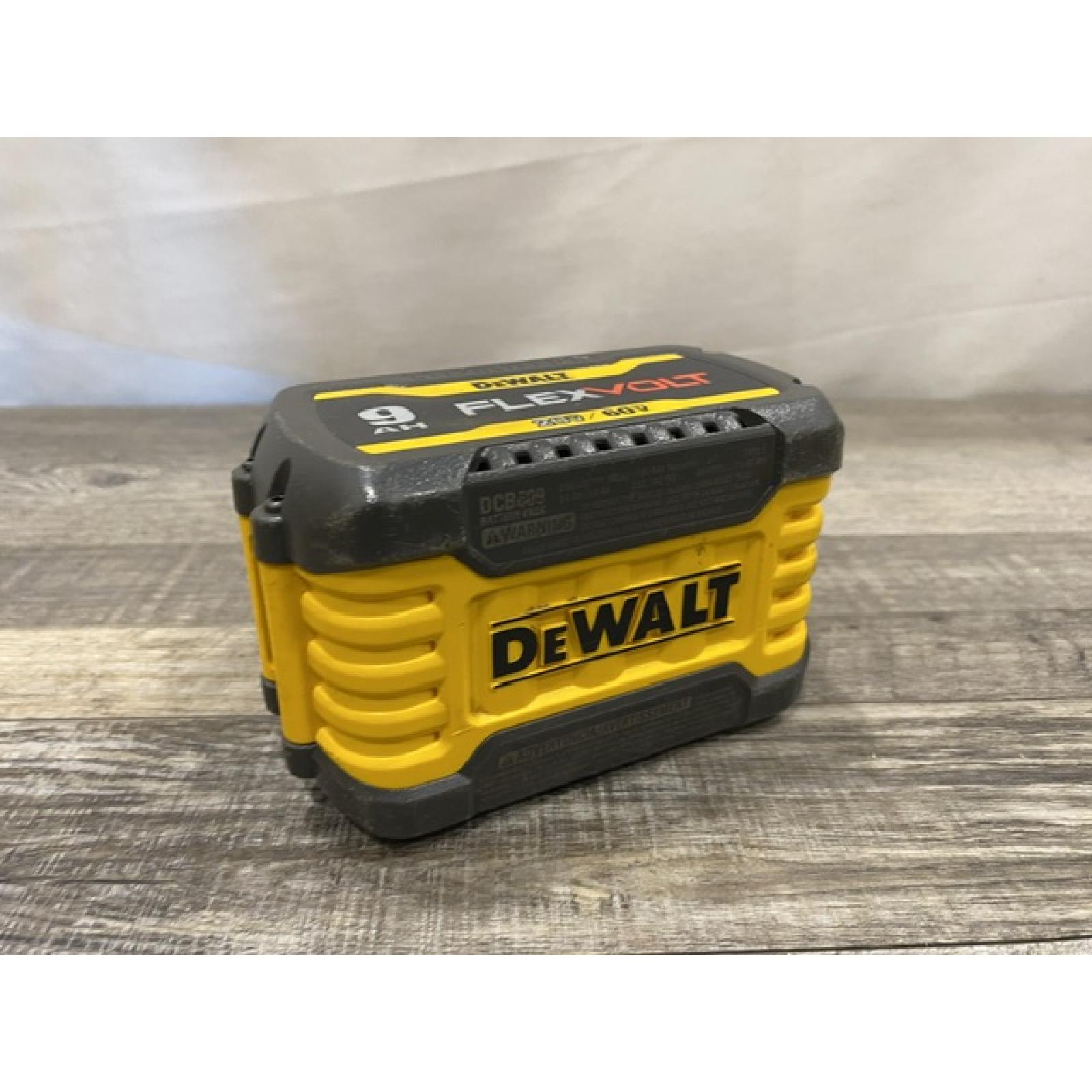 AS-IS DEWALT FLEXVOLT 20V/60V MAX Lithium-Ion 9.0Ah Battery