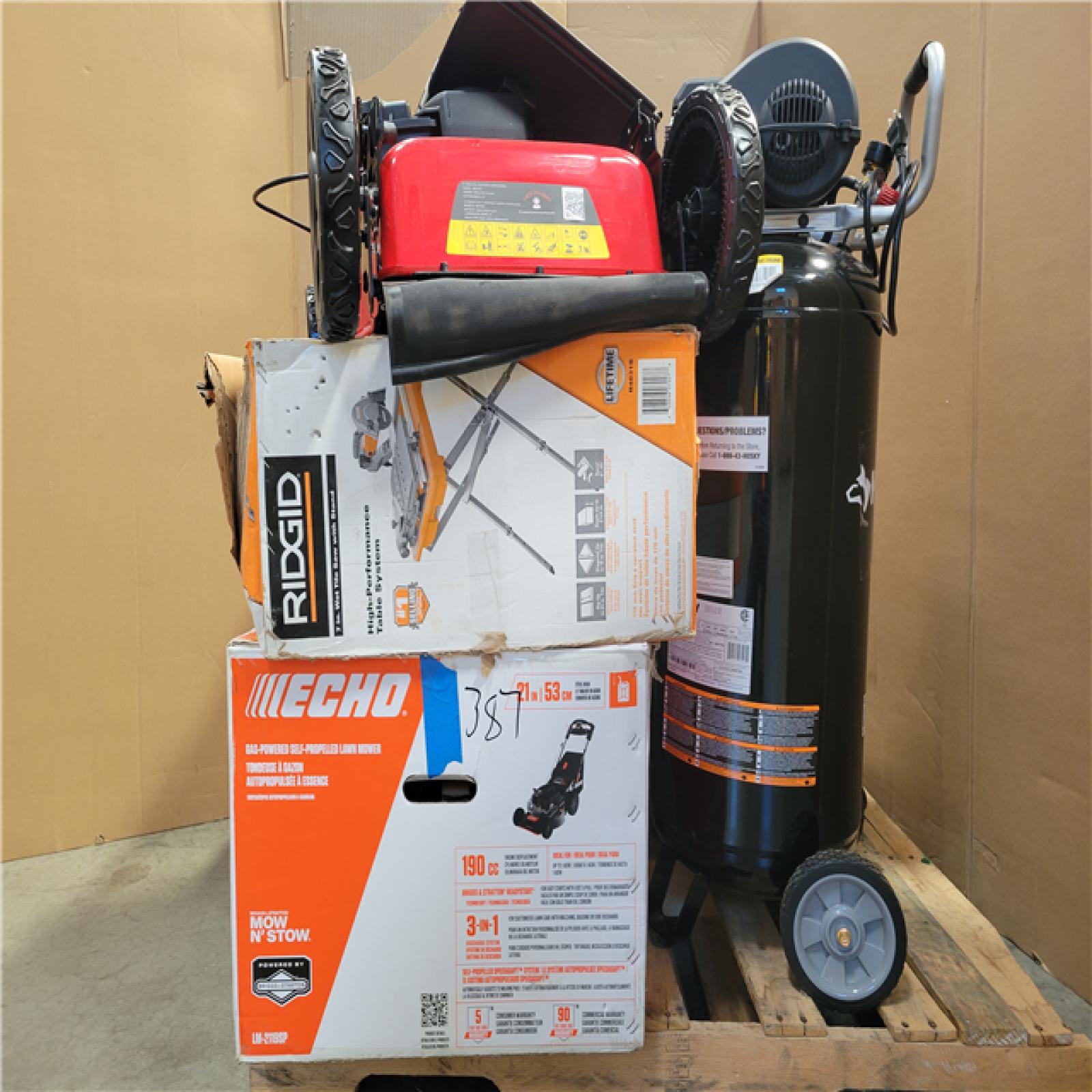 CALIFORNIA AS-IS OUTDOOR POWER EQUIPMENT