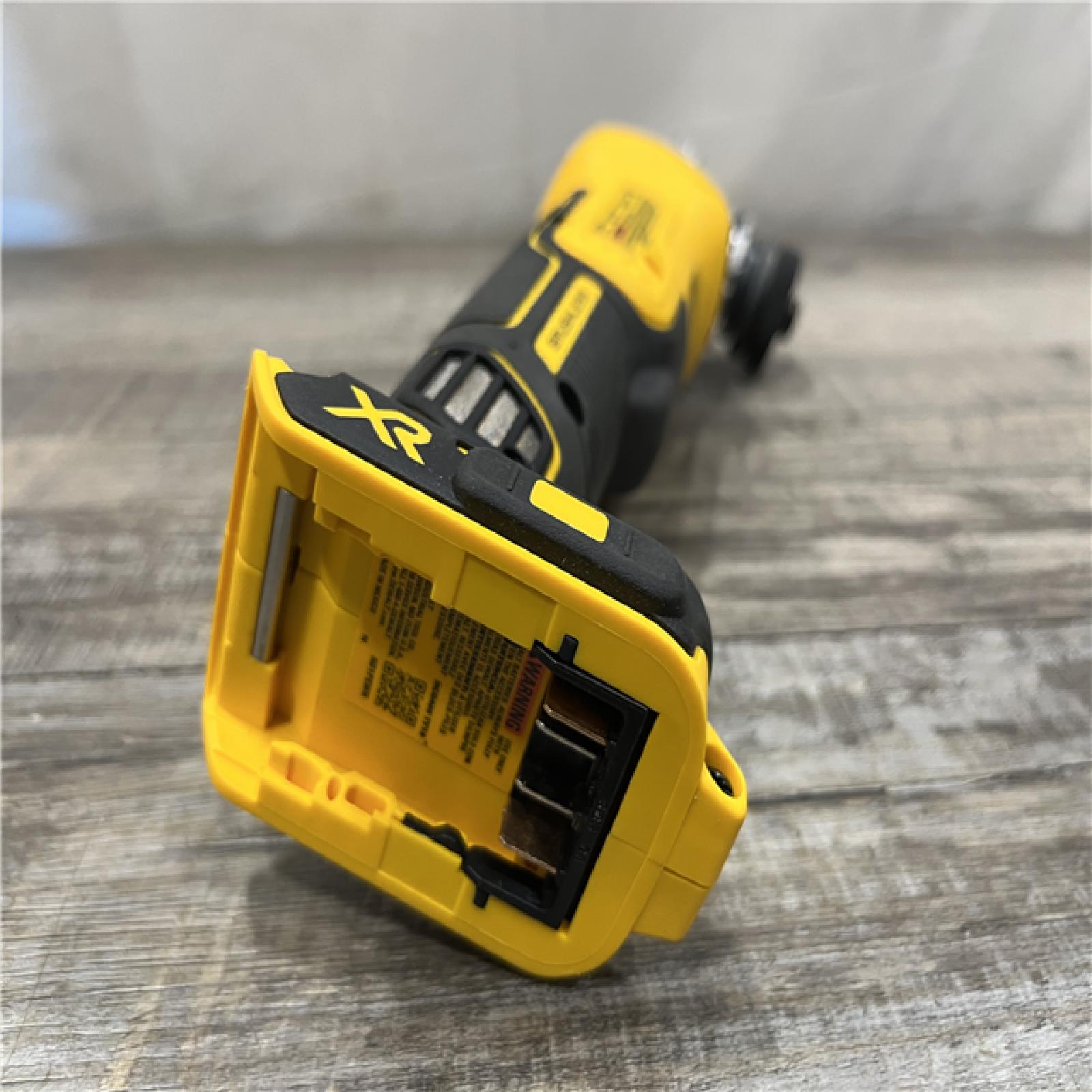 AS-IS DEWALT 20V MAX XR Cordless Brushless 4.5 in. Slide Switch Small Angle Grinder with Kickback Brake (Tool Only)