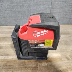 HOUSTON LOCATION - AS-IS Milwaukee Green 125 Ft. Cross Line and Plumb Points Laser Level Kit