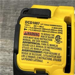 AS-IS DEWALT 20V XR Lithium-Ion Cordless Brushless 1/2 in. Drill/Driver Kit