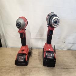 AS-IS- Milwaukee 18-Volt Lithium-Ion Brushless Cordless Compact Hammer Drill/Impact Combo Kit