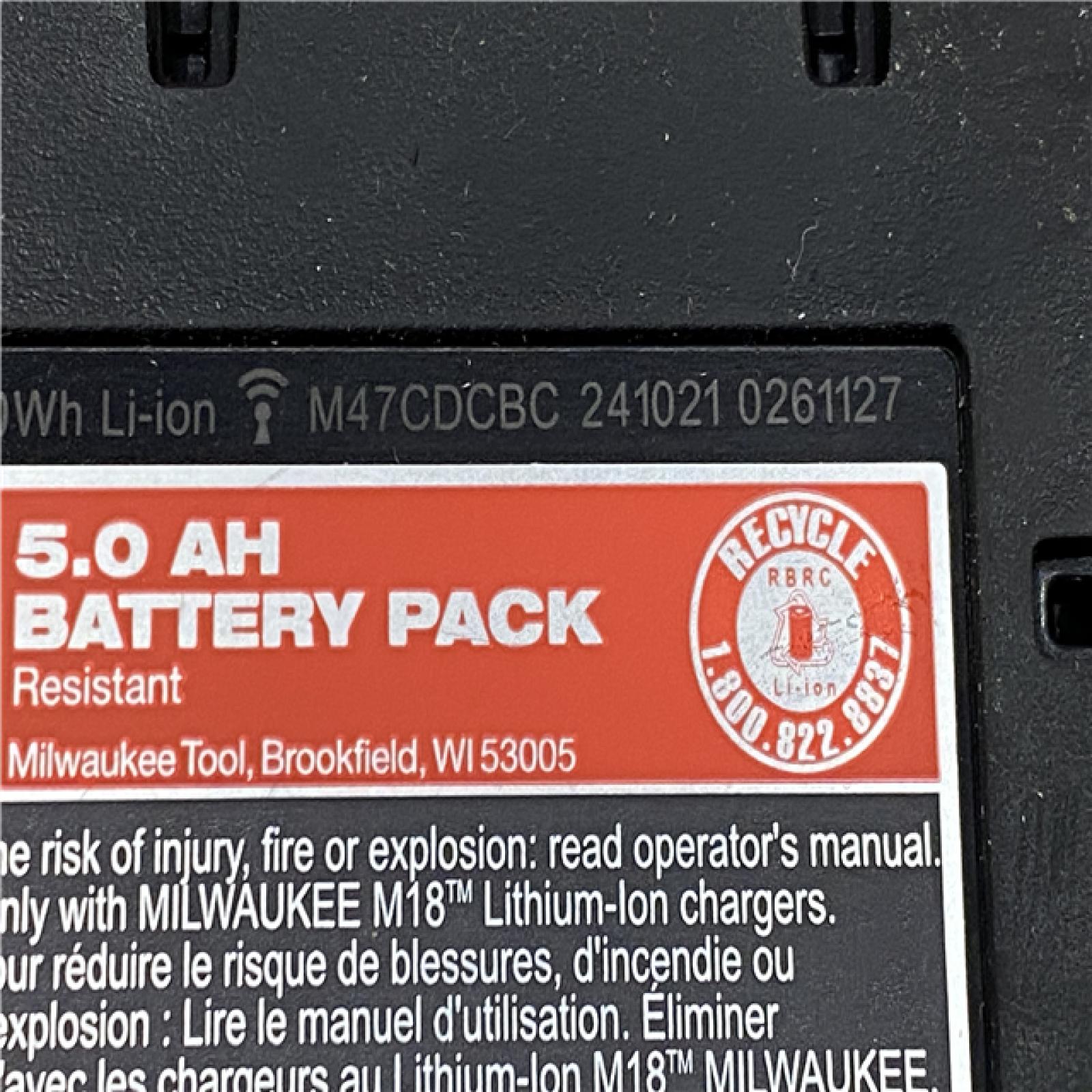 AS-IS Milwaukee 18-Volt Lithium-Ion XC Starter Kit
