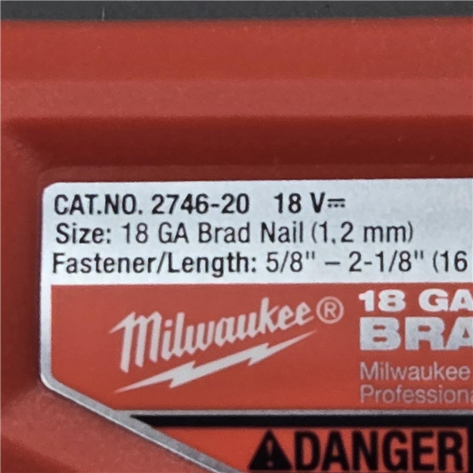 AS-IS Milwaukee M18 FUEL 18 Gauge Brad Nailer (TOOL ONLY)