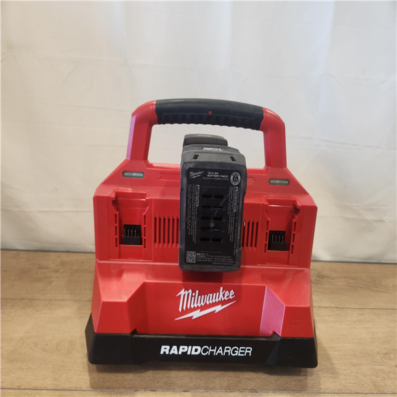 AS-IS- Milwaukee M18 18V Lithium-Ion REDLITHIUM FORGE Starter Kit with Two 12.0 Ah Battery