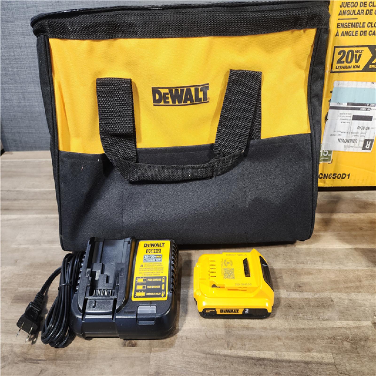 HOUSTON LOCATION - AS-IS DEWALT 20V MAX XR 15 Ga. Cordless 34 Deg Nailer 20 V