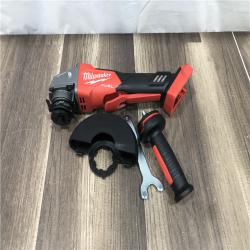 AS-IS Milwaukee FUEL 18V Lithium-Ion Brushless Cordless 4-1/2 in./5 in. Grinder with Variable Speed & Paddle Switch (Tool-Only)