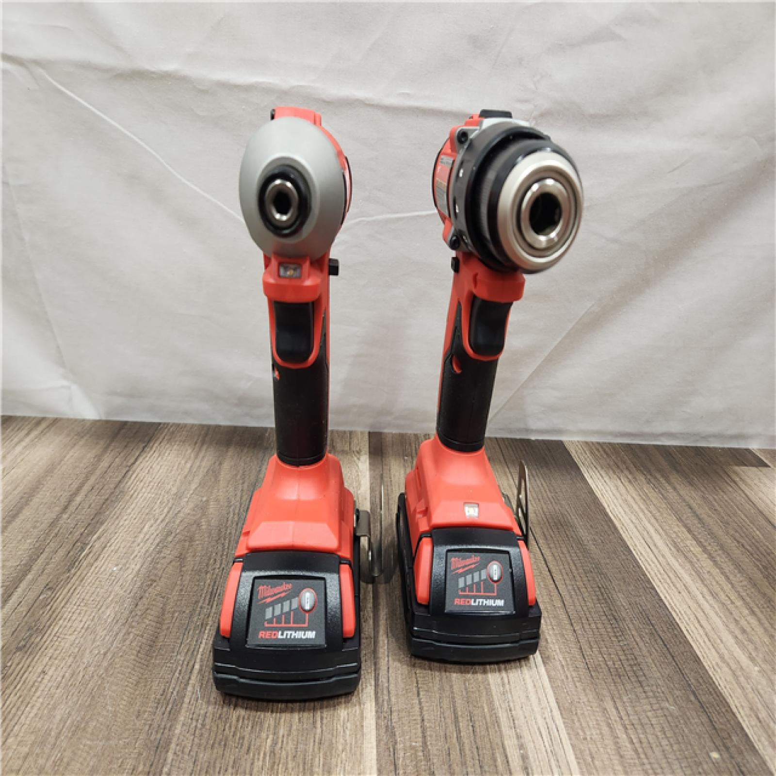 AS-IS- Milwaukee M18 Compact Brushless 2-Tool Combo Kit