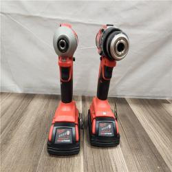 AS-IS- Milwaukee M18 Compact Brushless 2-Tool Combo Kit