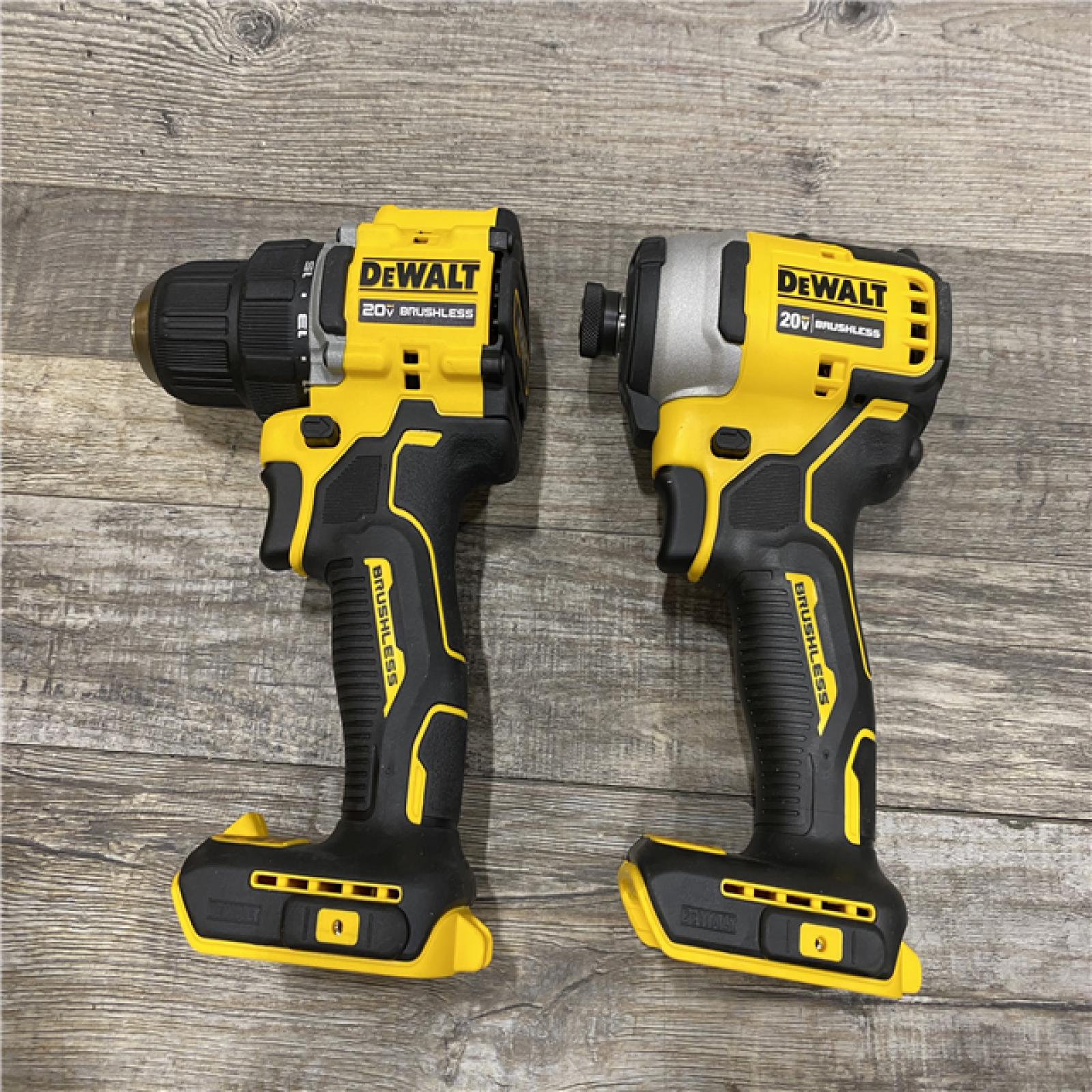 AS-IS DEWALT ATOMIC 20-Volt MAX Lithium-Ion Cordless Combo (2-Tool) Kit