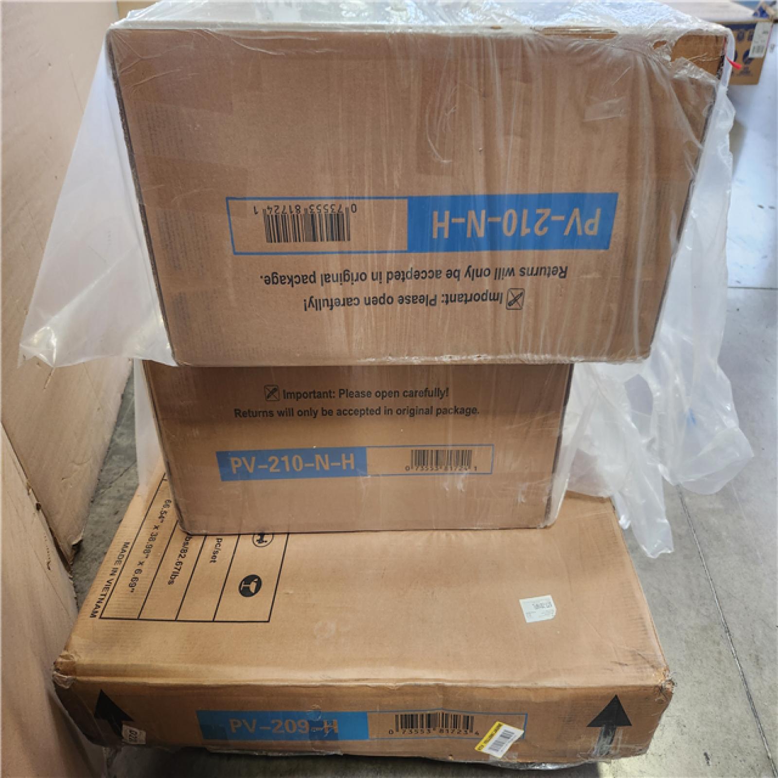 Phoenix NEW PHI VILLA Brown 9-Piece Wood Patio Outdoor Dining Set With Extendable Table and Wood Chairs With Beige Cushion (SEALED)