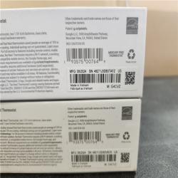 Phoenix AS-IS Google Nest Thermostat - Smart Programmable Wi-Fi Thermostat - (2-Pack)