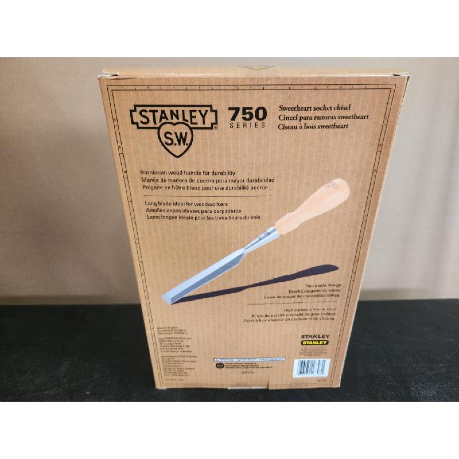 Phoenix NEW Stanley Sweetheart 750 Series Socket Wood Chisel Set (8-Piece)