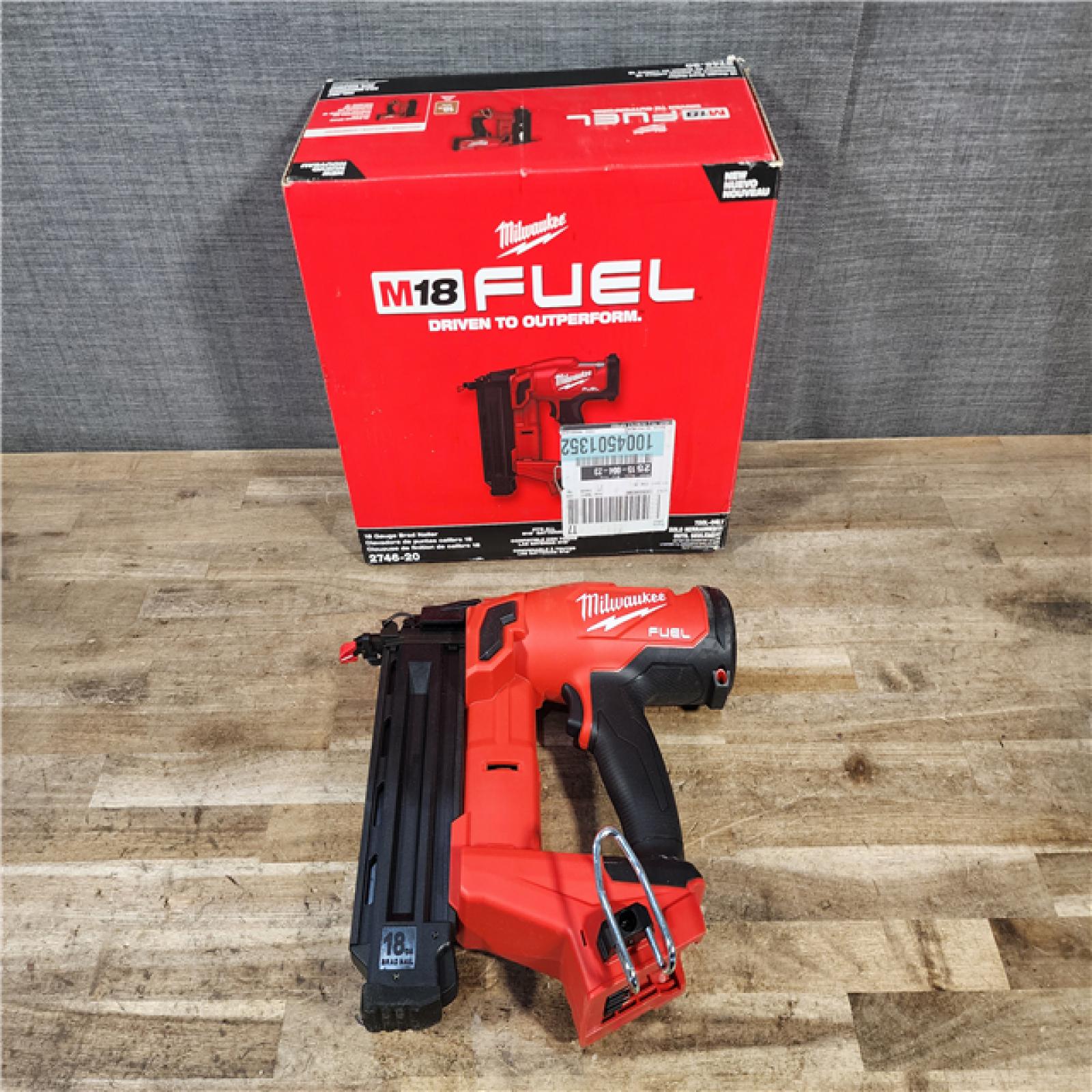 HOUSTON LOCATION - AS-IS Milwaukee FUEL 18-Volt Lithium-Ion Brushless Cordless Gen II 18-Gauge Brad Nailer (Tool-Only)