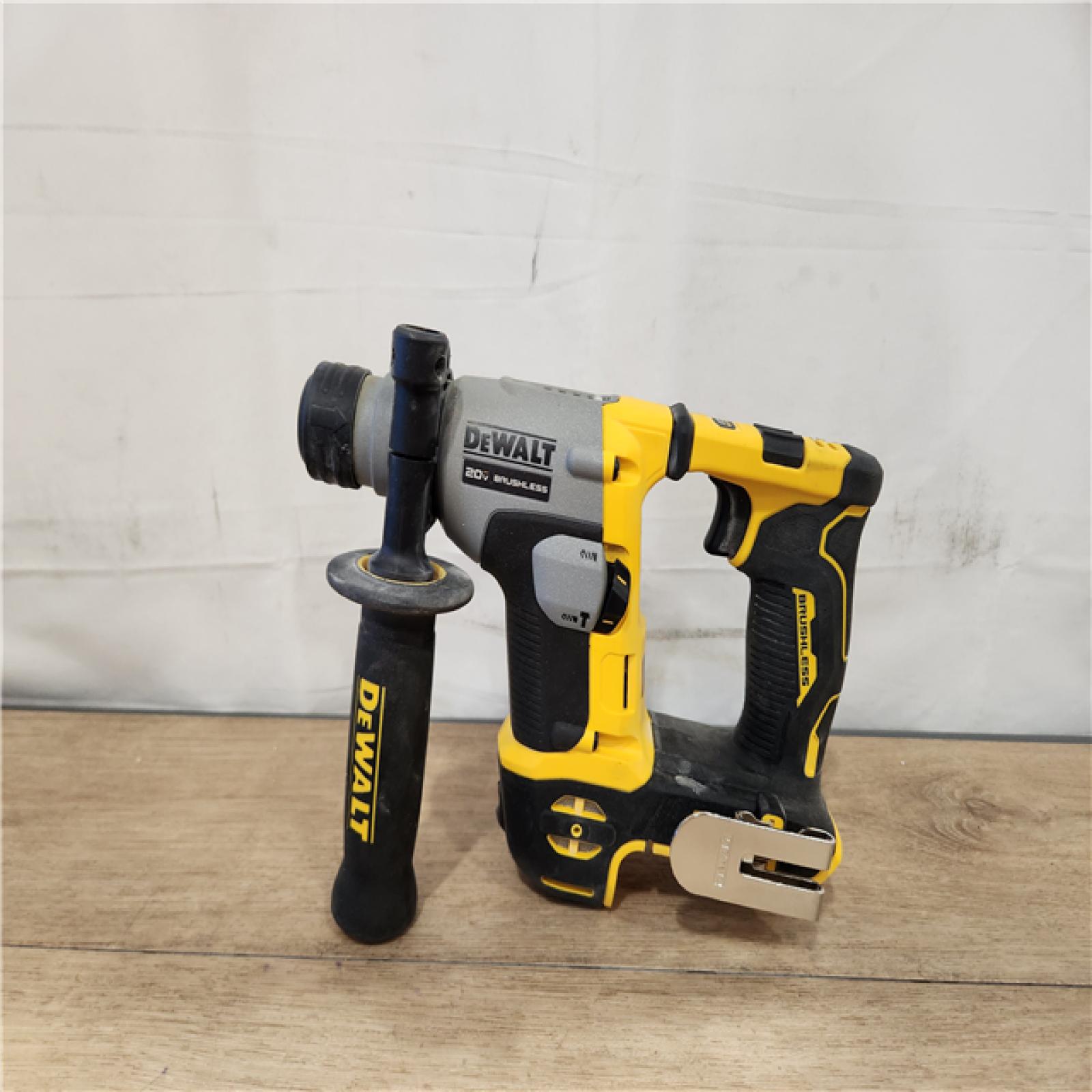 AS-IS- DEWALT ATOMIC 20V MAX Cordless Brushless Ultra-Compact 5/8 in. SDS Plus Hammer Drill (Tool Only)