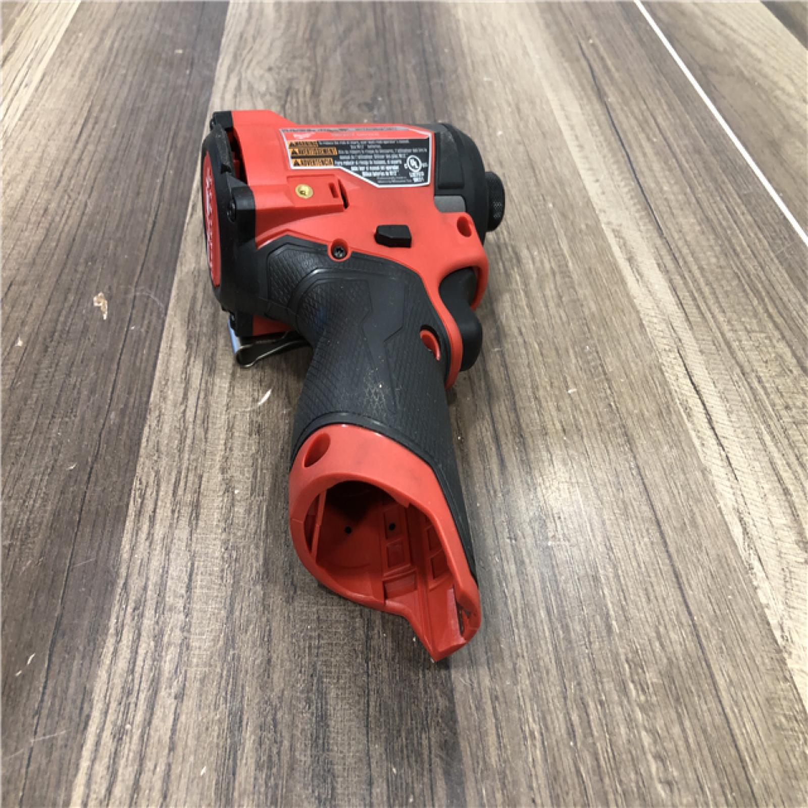 AS-IS Milwaukee  FUEL 12V Lithium-Ion Brushless Cordless 1/4 in. Hex Impact Driver (Tool-Only)