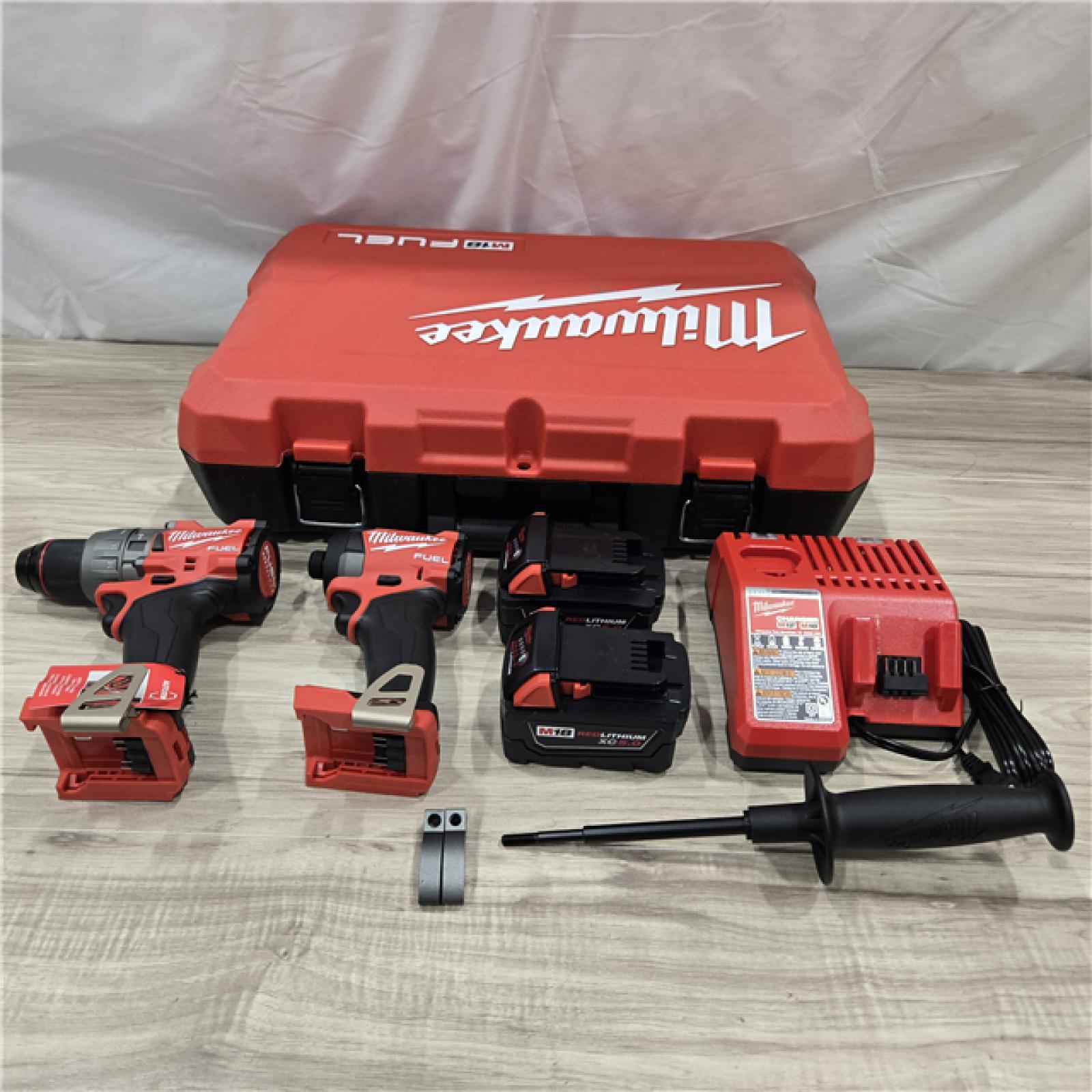 AS-IS MILWAUKEE FUEL 18V Cordless Hammer Drill and Impact Driver Combo Kit