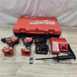 AS-IS MILWAUKEE FUEL 18V Cordless Hammer Drill and Impact Driver Combo Kit