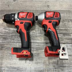 AS-IS Milwaukee 18V Lithium-Ion Cordless Drill Driver/Impact Driver Combo Kit