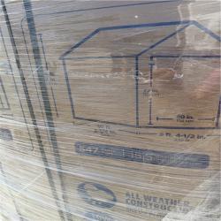 CALIFORNIA AS-IS Suncast Tremont Storage Shed (Includes boxes 1 & 2)