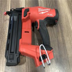 AS-IS Milwaukee FUEL 18-Volt Lithium-Ion Brushless Cordless Gen II 18-Gauge Brad Nailer (Tool-Only)