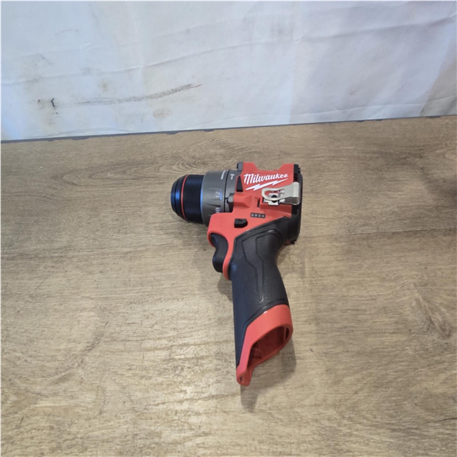 AS-IS Milwaukee FUEL 12-Volt Lithium-Ion Brushless Cordless Hammer Drill and Impact Driver Combo Kit