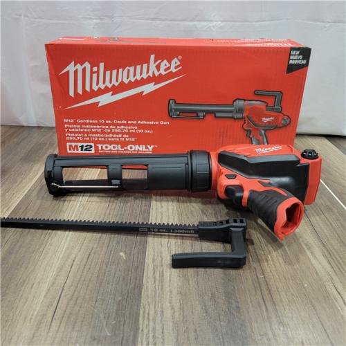 AS-IS  Milwaukee 2441-20 M12 12V Cordless 10oz Caulk and  (Tool Only)