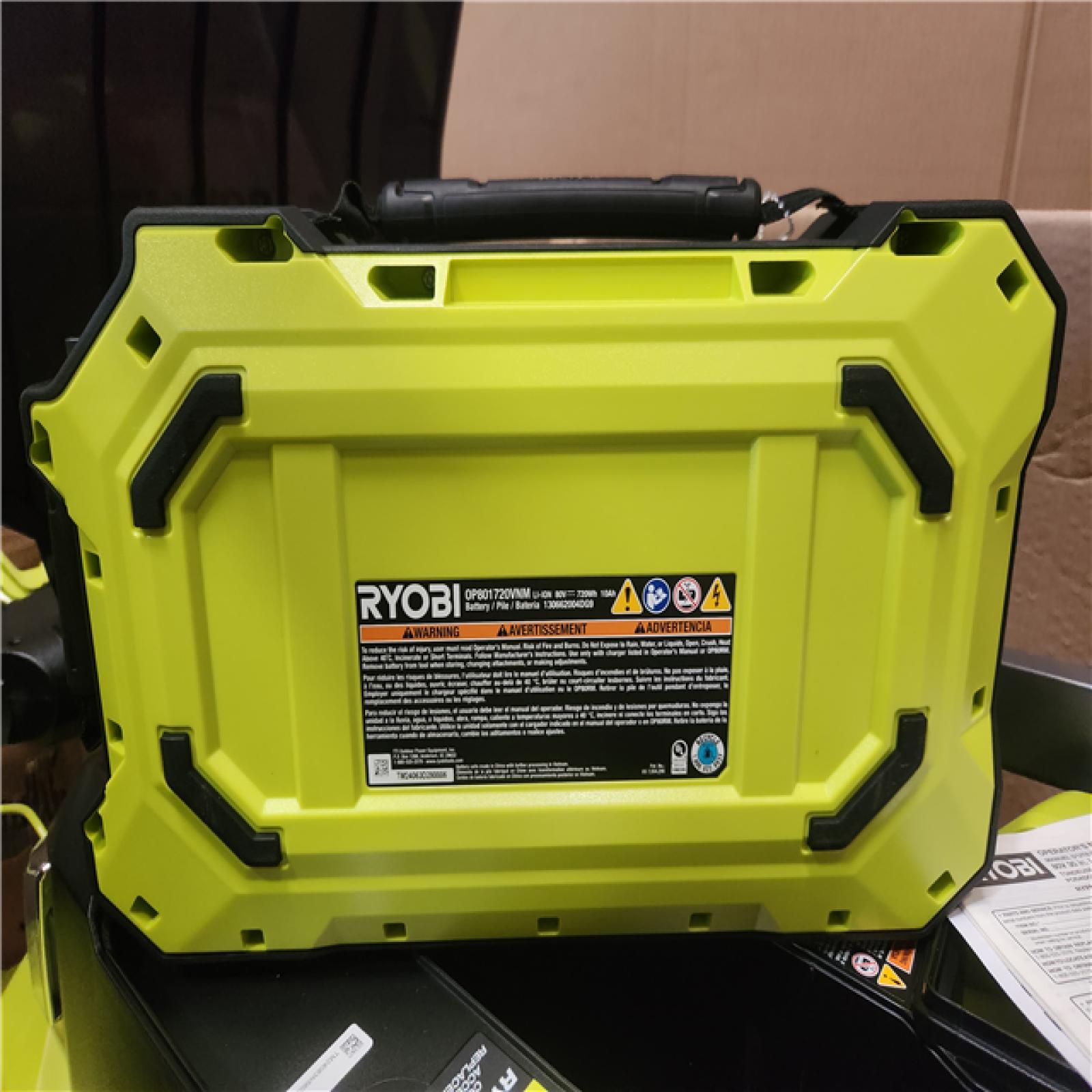 Phoenix LIKE NEW RYOBI 80V HP Brushless Battery Cordless Electric 30 in. Multi-Blade Lawn Mower with Battery and Charger