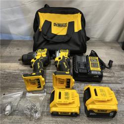 GOOD - DEWALT ATOMIC 20V MAX Lithium-Ion Cordless 2-Tool Combo Kit