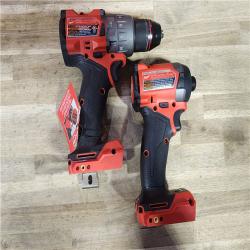 HOUSTON LOCATION - AS-IS MILWAUKEE FUEL 18V Lithium-Ion Brushless Cordless Hammer Drill and Impact Driver Combo Kit (2-Tool) with 2 Batteries