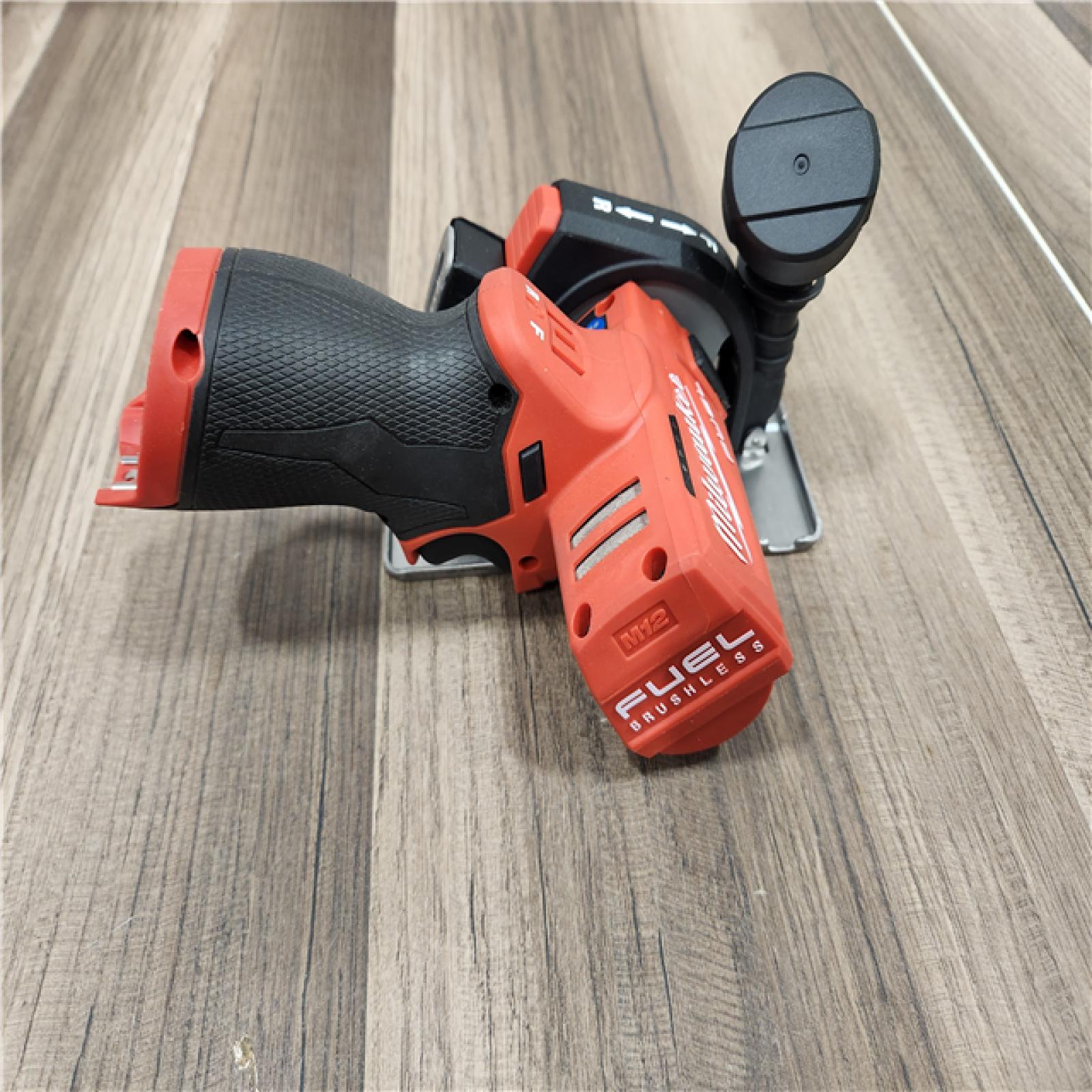 AS-IS Milwaukee M12 FUEL 12V Lithium-Ion Brushless Cordless 3 in. Cut Off Saw (Tool-Only)