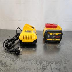 AS-IS- 20V/60V MAX FLEXVOLT Lithium-Ion 9.0Ah Battery and Charger Starter Kit