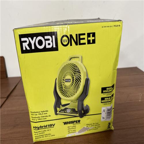 California NEW Ryobi 18V Hybrid 7.5 Fan (Tool Only)