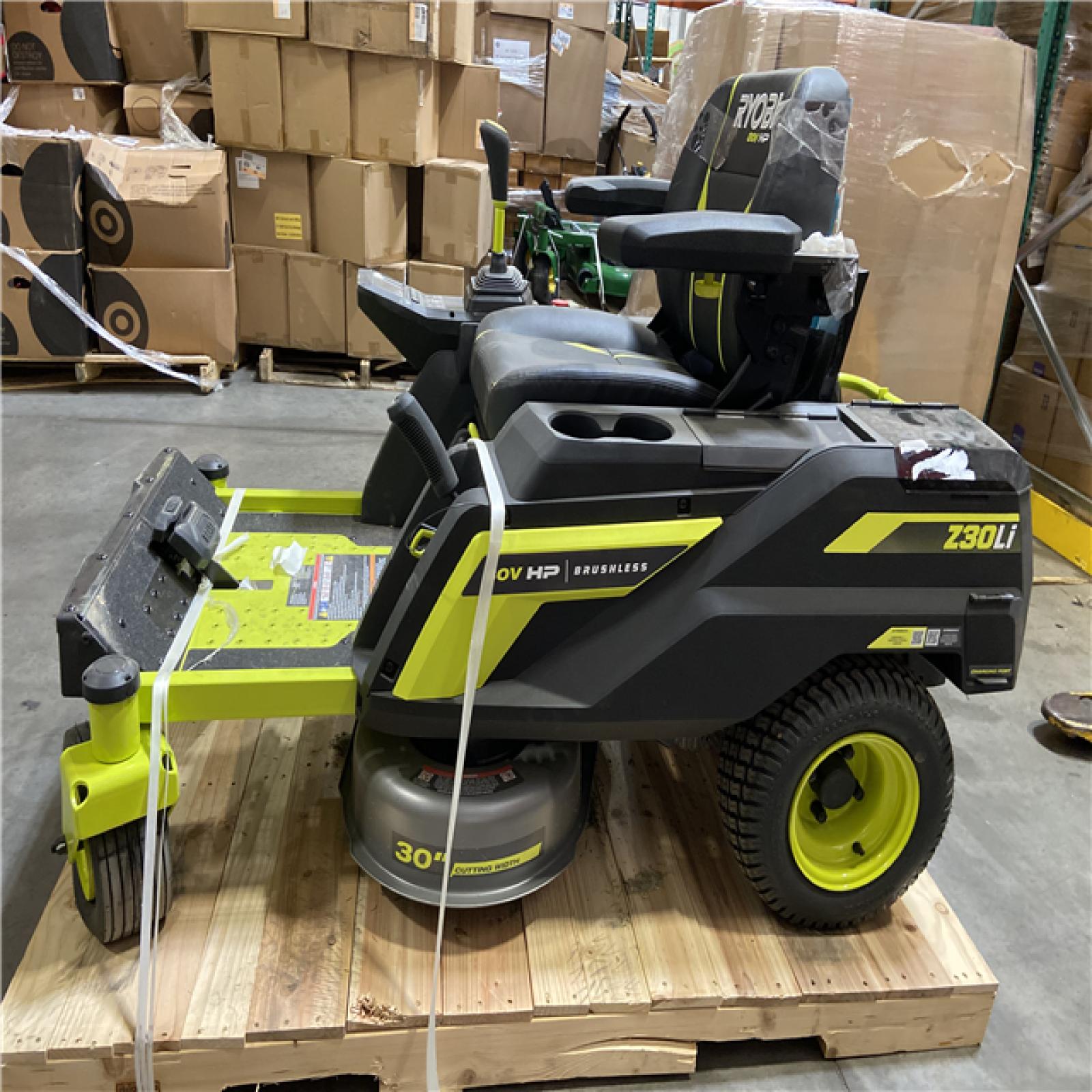 DALLAS LOCATION - 80V HP BRUSHLESS 30 LITHIUM ELECTRIC ZERO TURN RIDING MOWER KIT