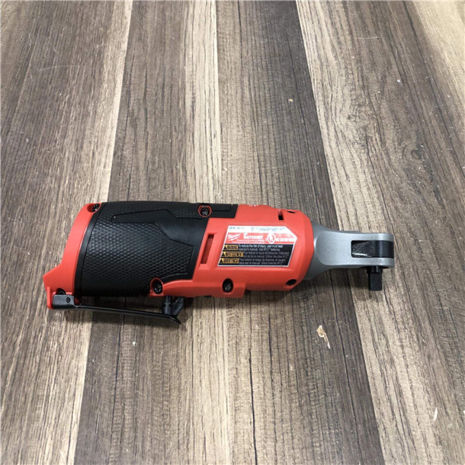 AS-IS Milwaukee FUEL 12-Volt Lithium-Ion Brushless Cordless High Speed 3/8 in. Ratchet (Tool-Only)