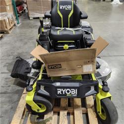 Dallas Location - As-Is RYOBI 80V HP Brushless 54 in. Battery Electric Cordless Zero Turn Riding Mower (3) 80V Batteries (4) 40V Batteries and Charger