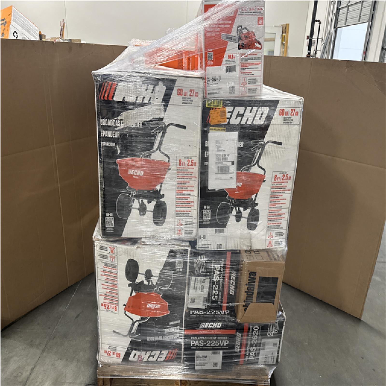 CALIFORNIA AS IS ECHO POWER EQUIPMENT PALLET