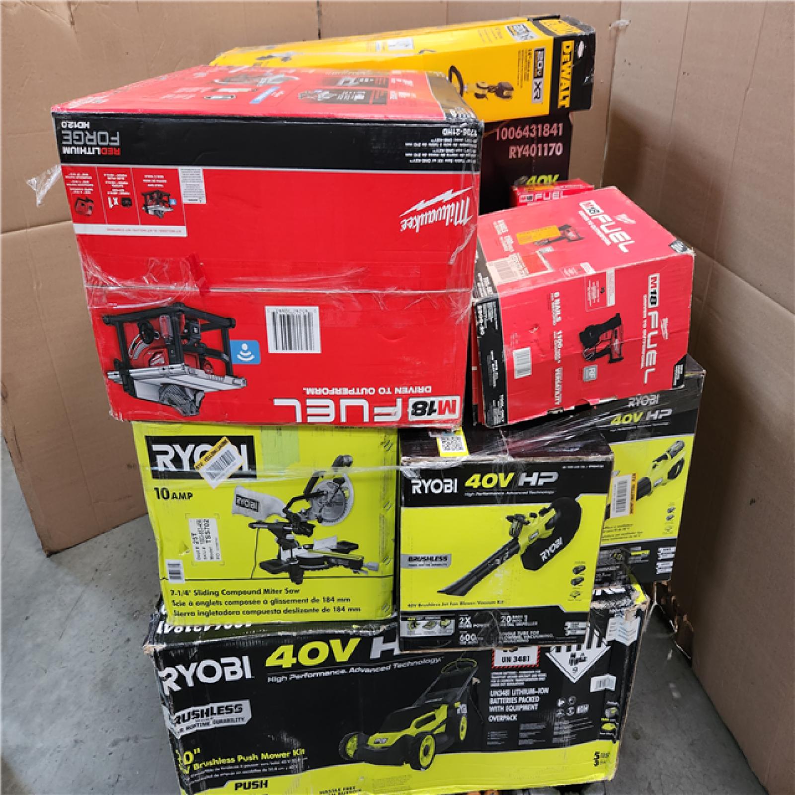CALIFORNIA AS-IS TOOL PALLET