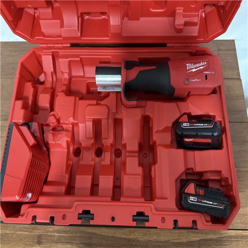 California AS-IS Milwaukee Force Logic M18 Press Tool  Includes (2) Batteries  Charger & Hard Case