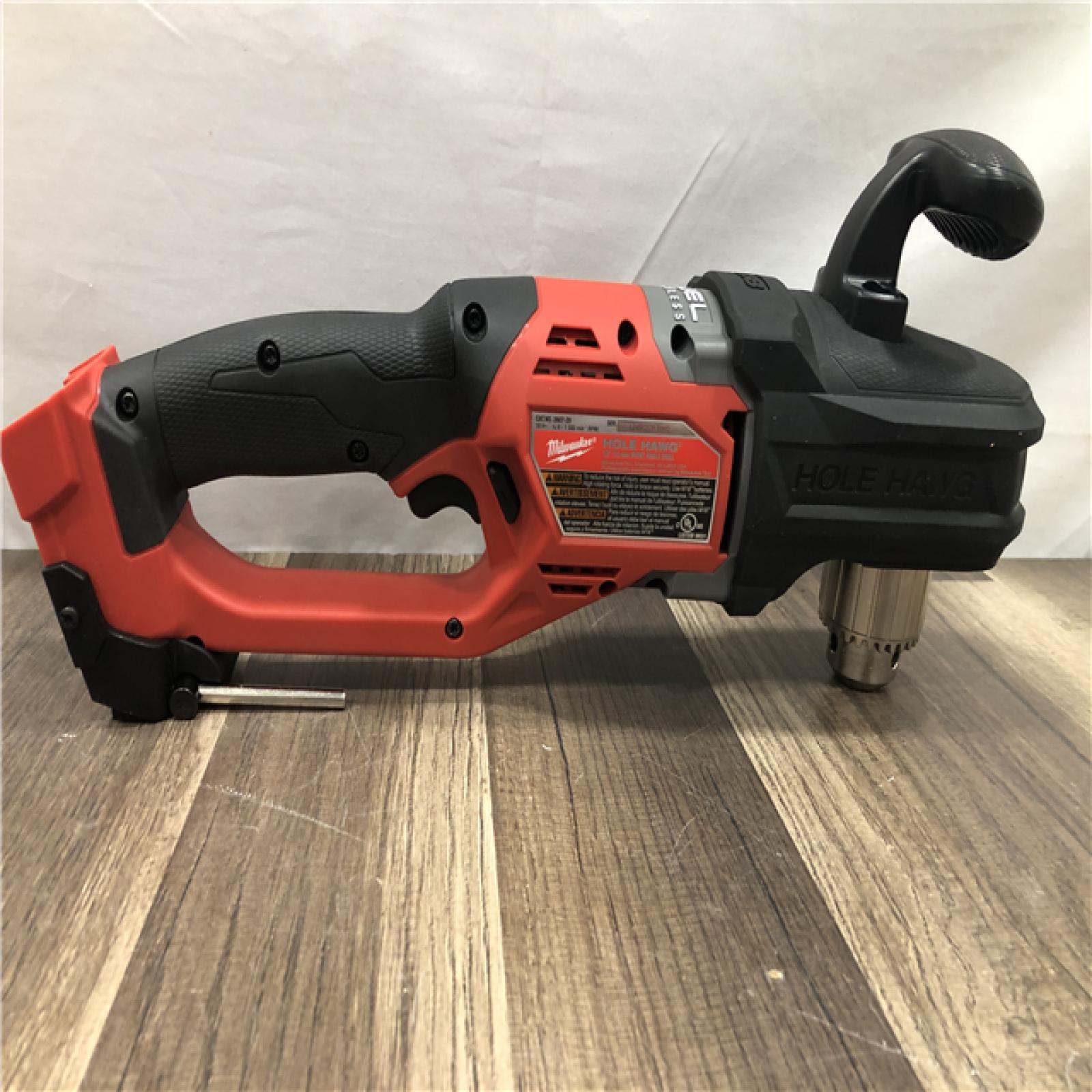 AS-IS Milwaukee FUEL GEN II 18V Lithium-Ion Brushless Cordless 1/2 in. Hole Hawg Right Angle Drill (Tool-Only)