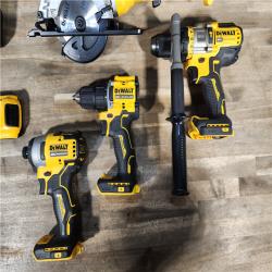 HOUSTON LOCATION - AS-IS DEWALT 4 TOOL COMBO KIT W/ (2) BATTERY & CHARGER